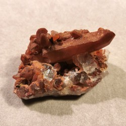 Quartz hématoïde - cristal pièce unique 4 - 2e chakra